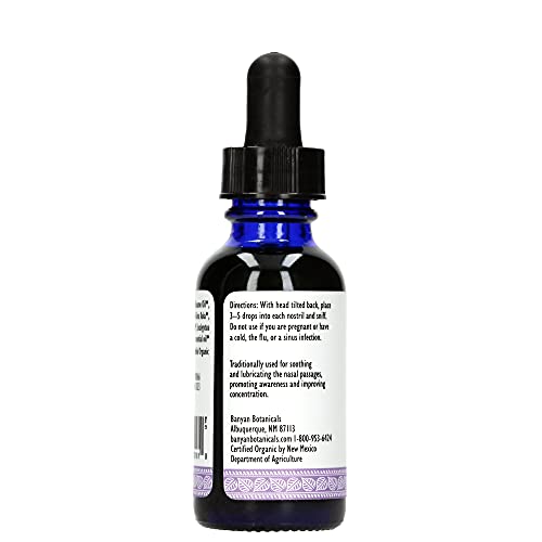 Banyan Botanicals Nasya Oil – Organic Herbal Nasal Drops for Clear Breathing – Ayurvedic Nasal Cleaner and Nose Moisturizer* – One Fluid Ounce – Certified Organic, Non GMO, Chemical Free - Image 8
